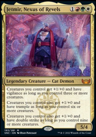 Jetmir, Nexus of Revels (Promo Pack) [Streets of New Capenna Promos] MTG Single Magic: The Gathering    | Red Claw Gaming