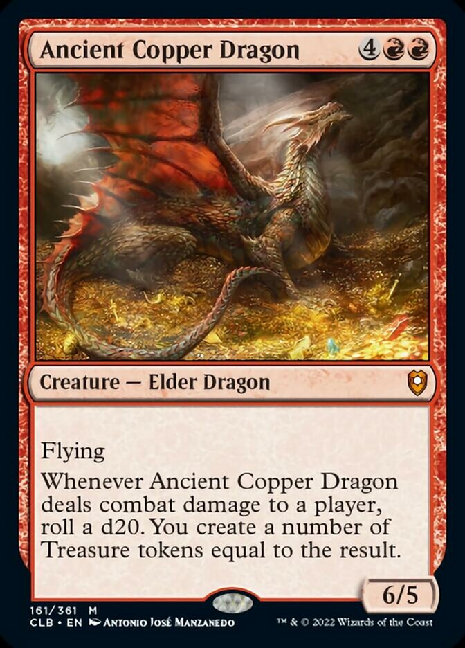 Ancient Copper Dragon [Commander Legends: Battle for Baldur's Gate] MTG Single Magic: The Gathering    | Red Claw Gaming