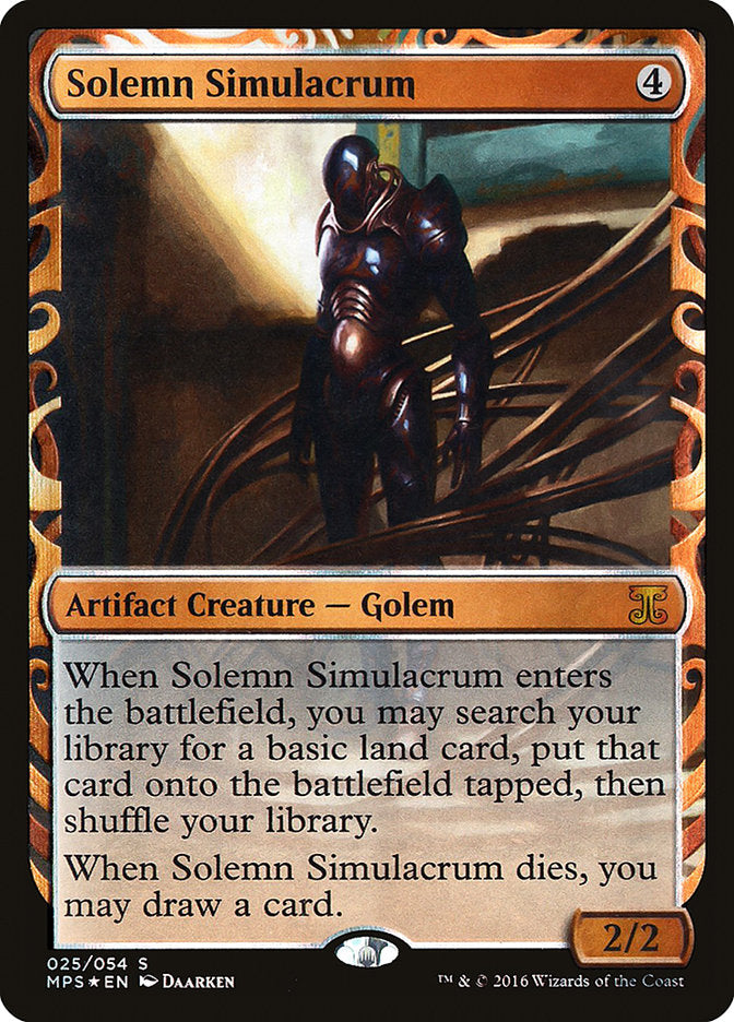 Solemn Simulacrum [Kaladesh Inventions] MTG Single Magic: The Gathering    | Red Claw Gaming