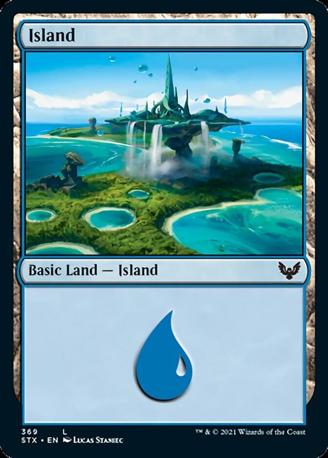 Island (369) [Strixhaven: School of Mages] MTG Single Magic: The Gathering    | Red Claw Gaming