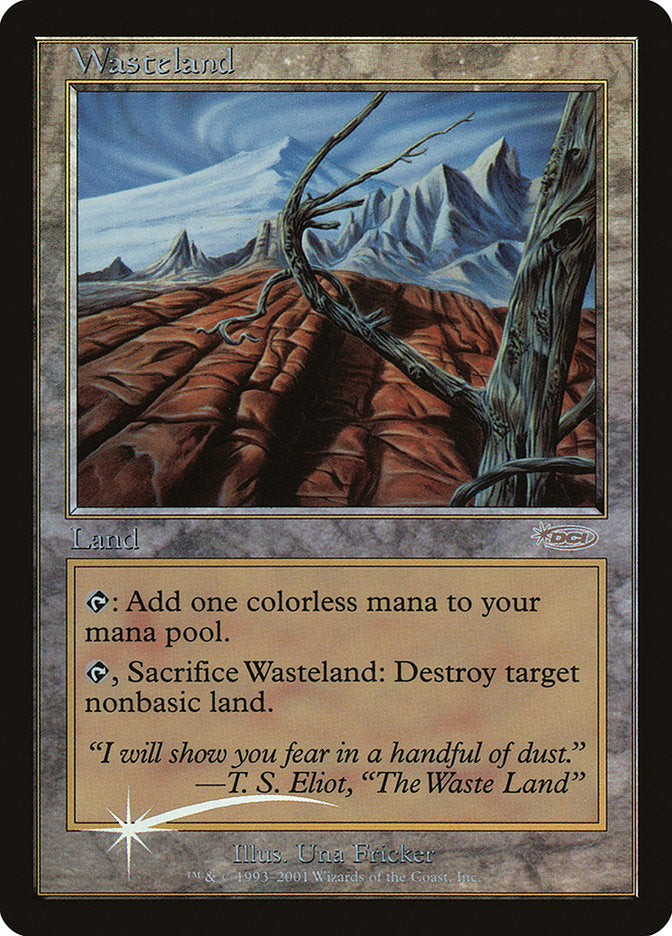 Wasteland [Magic Player Rewards 2001] MTG Single Magic: The Gathering    | Red Claw Gaming