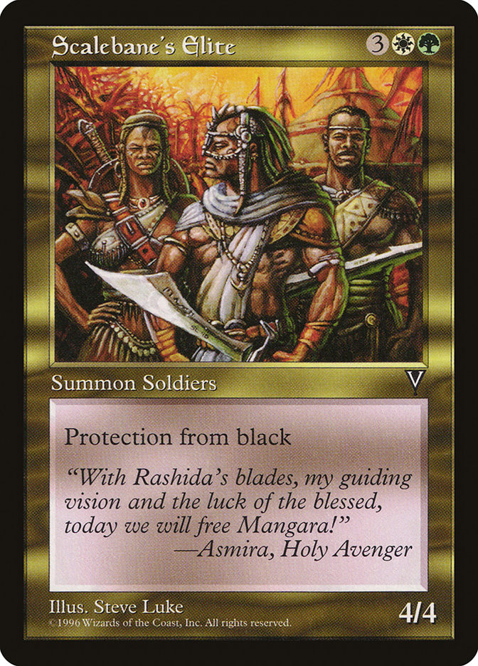 Scalebane's Elite [Visions] MTG Single Magic: The Gathering    | Red Claw Gaming