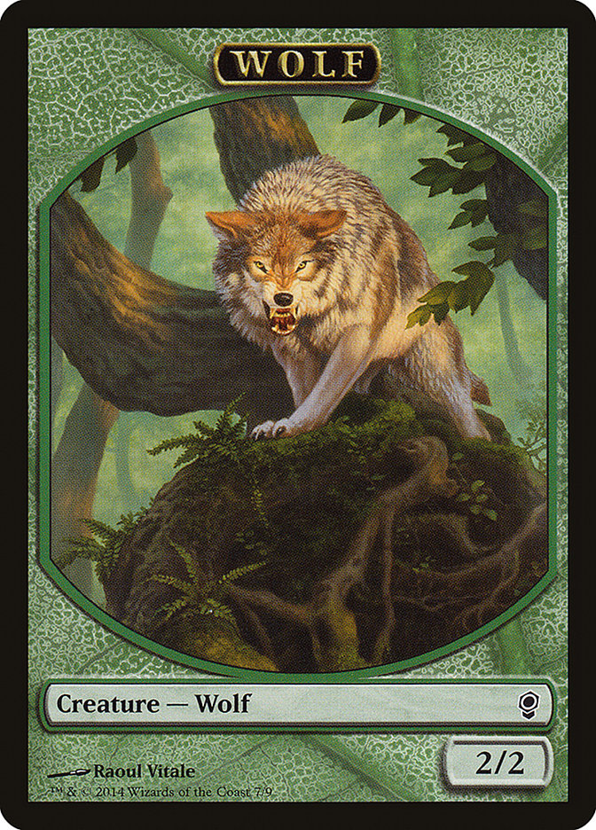 Wolf Token [Conspiracy Tokens] MTG Single Magic: The Gathering    | Red Claw Gaming