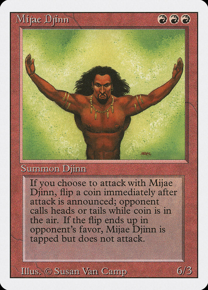 Mijae Djinn [Revised Edition] MTG Single Magic: The Gathering    | Red Claw Gaming