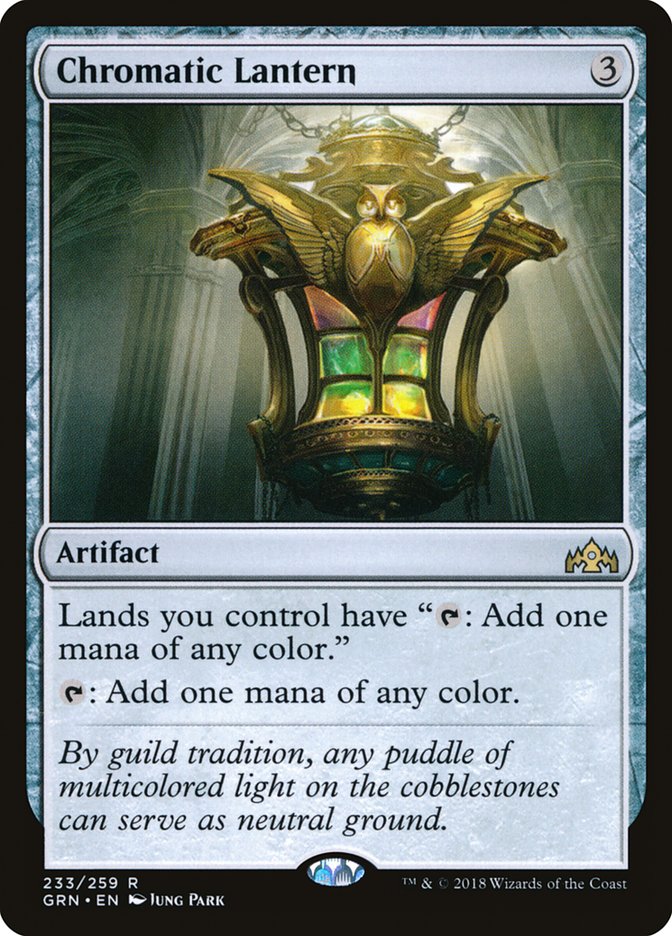 Chromatic Lantern [Guilds of Ravnica] MTG Single Magic: The Gathering    | Red Claw Gaming