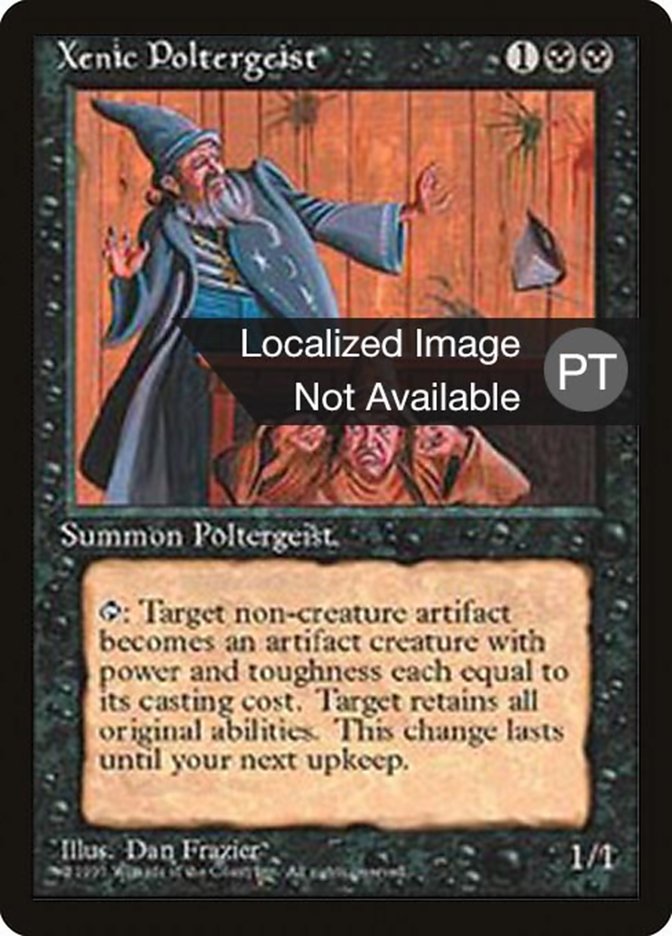 Xenic Poltergeist [Fourth Edition (Foreign Black Border)] MTG Single Magic: The Gathering    | Red Claw Gaming