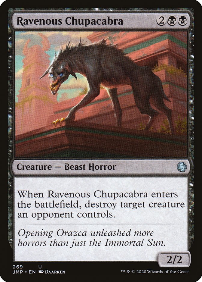 Ravenous Chupacabra [Jumpstart] MTG Single Magic: The Gathering    | Red Claw Gaming