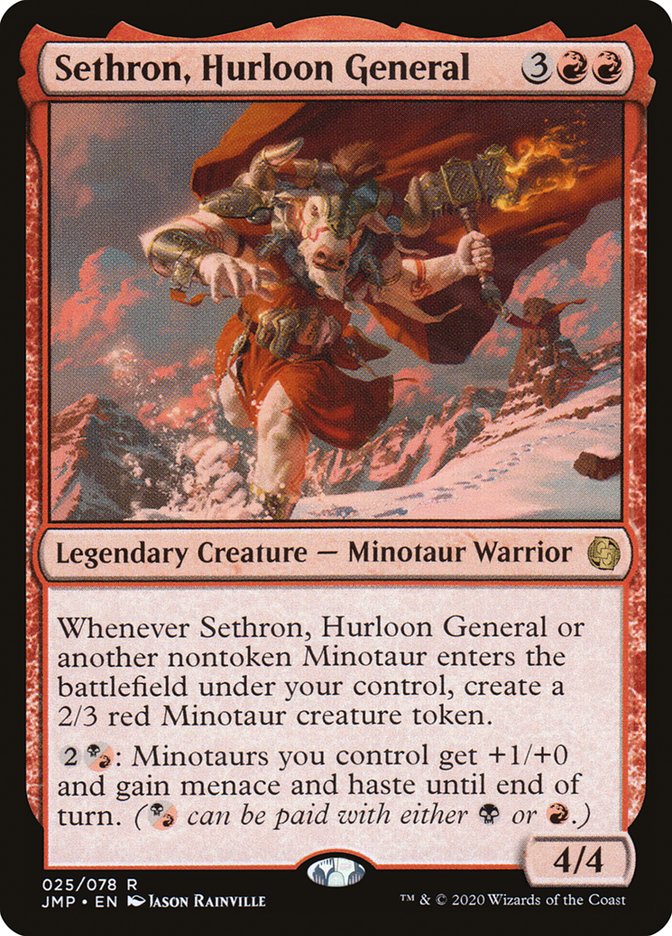 Sethron, Hurloon General [Jumpstart] MTG Single Magic: The Gathering    | Red Claw Gaming