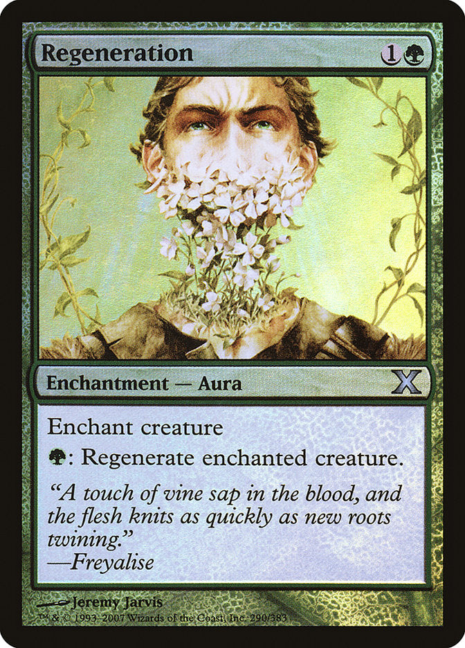 Regeneration (Premium Foil) [Tenth Edition] MTG Single Magic: The Gathering    | Red Claw Gaming