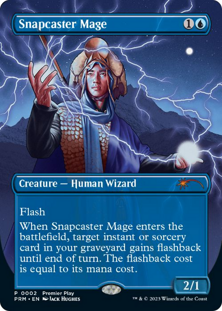 Snapcaster Mage (Borderless Alternate Art) [Regional Championship Qualifiers 2023] MTG Single Magic: The Gathering    | Red Claw Gaming