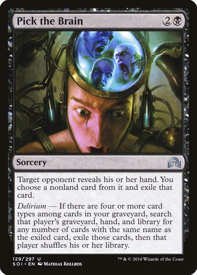 Pick the Brain [Shadows over Innistrad] MTG Single Magic: The Gathering    | Red Claw Gaming