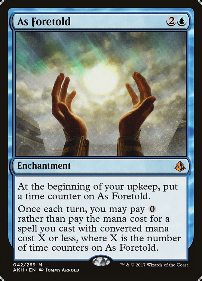 As Foretold [Amonkhet] MTG Single Magic: The Gathering    | Red Claw Gaming