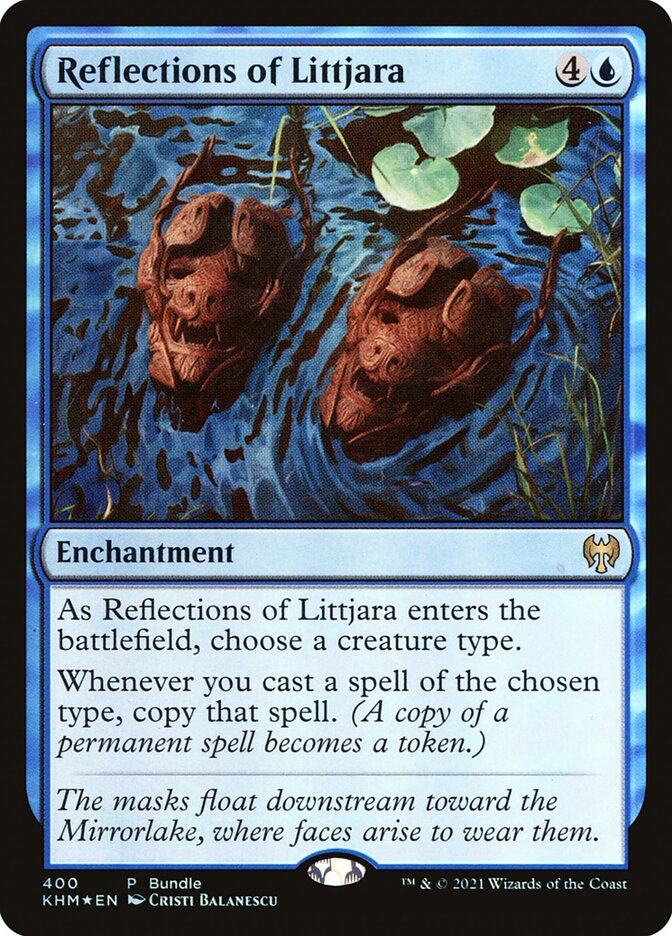 Reflections of Littjara (KHM Bundle) [Kaldheim] MTG Single Magic: The Gathering    | Red Claw Gaming