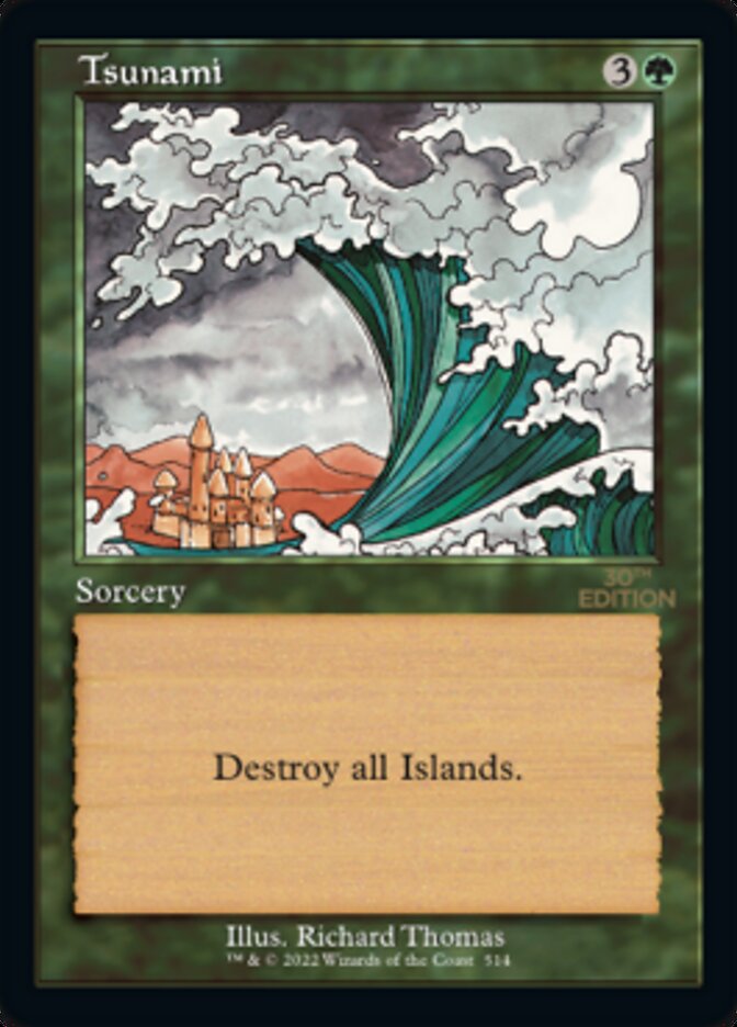 Tsunami (Retro) [30th Anniversary Edition] MTG Single Magic: The Gathering    | Red Claw Gaming