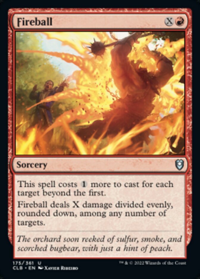 Fireball [Commander Legends: Battle for Baldur's Gate] MTG Single Magic: The Gathering    | Red Claw Gaming