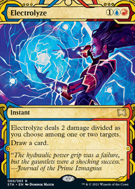 Electrolyze (Foil Etched) [Strixhaven: School of Mages Mystical Archive] MTG Single Magic: The Gathering    | Red Claw Gaming