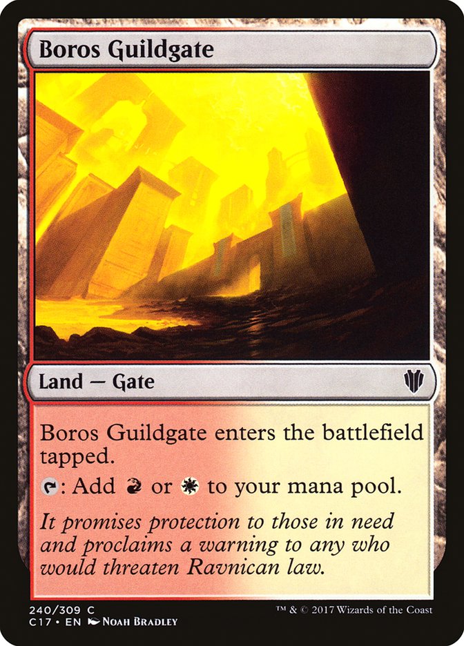 Boros Guildgate [Commander 2017] MTG Single Magic: The Gathering    | Red Claw Gaming