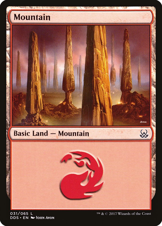 Mountain (31) [Duel Decks: Mind vs. Might] MTG Single Magic: The Gathering    | Red Claw Gaming