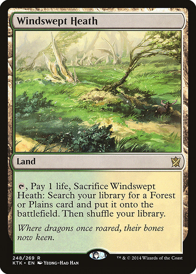 Windswept Heath [Khans of Tarkir] MTG Single Magic: The Gathering    | Red Claw Gaming