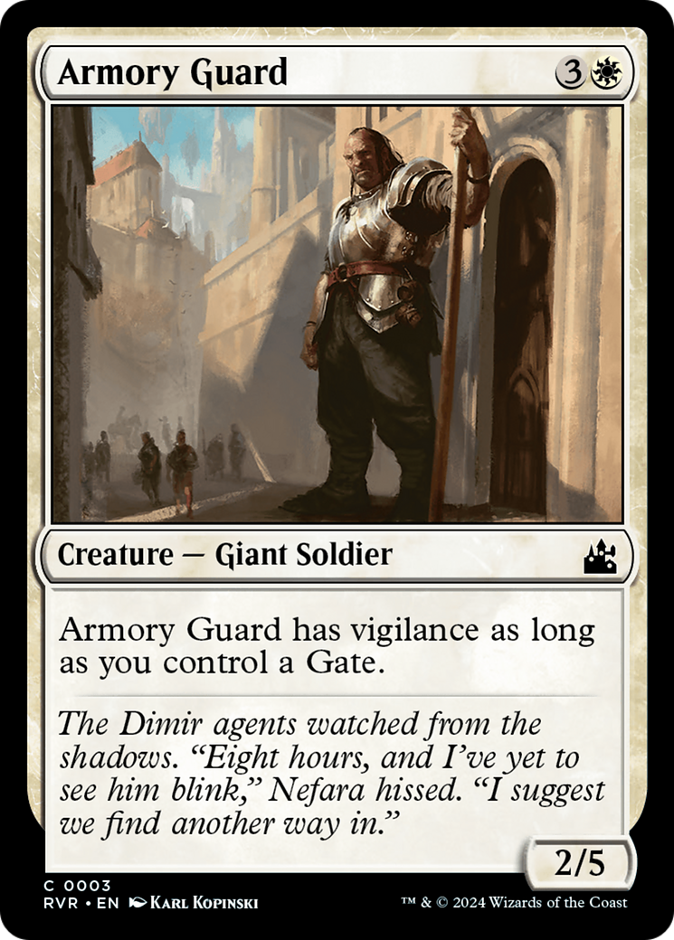 Armory Guard [Ravnica Remastered] MTG Single Magic: The Gathering    | Red Claw Gaming
