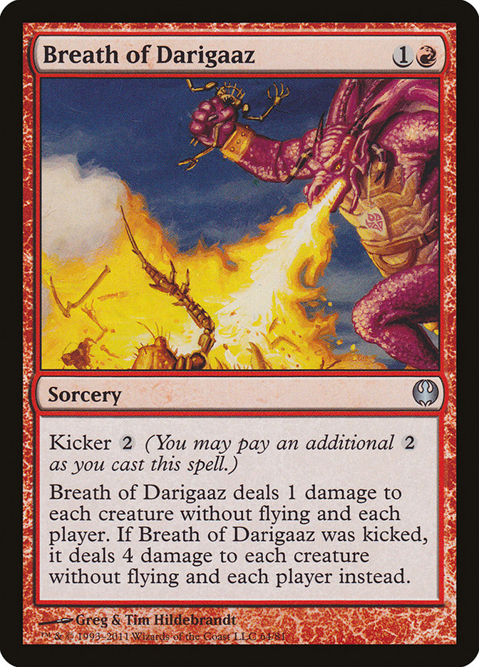 Breath of Darigaaz [Duel Decks: Knights vs. Dragons] MTG Single Magic: The Gathering    | Red Claw Gaming