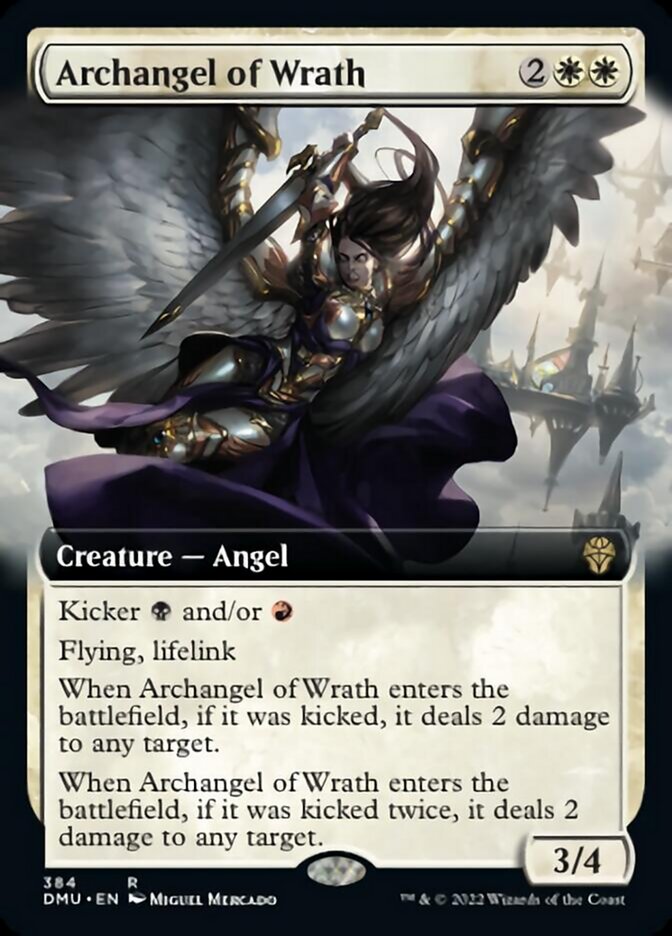 Archangel of Wrath (Extended Art) [Dominaria United] MTG Single Magic: The Gathering    | Red Claw Gaming