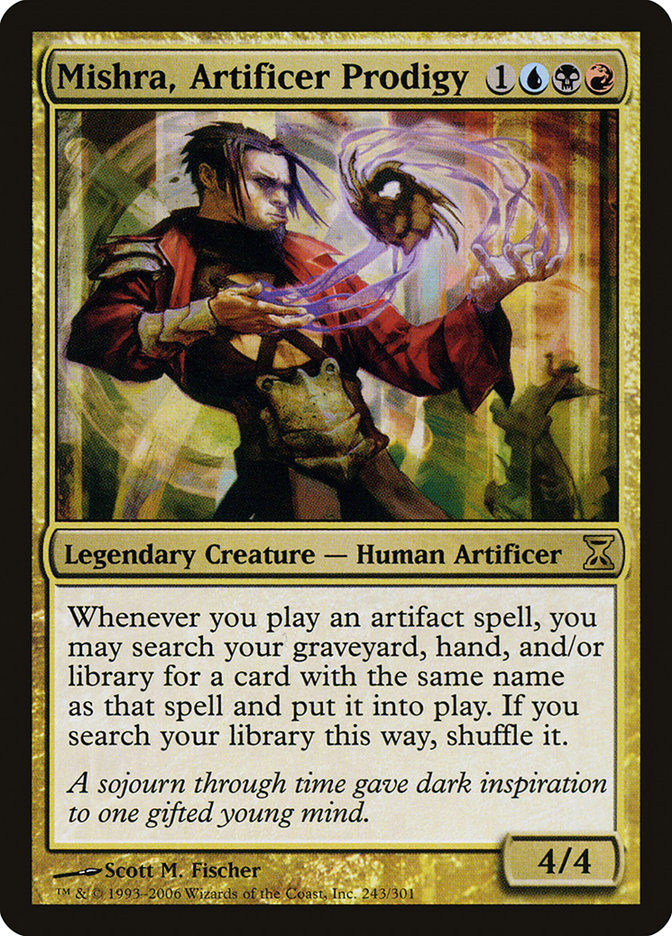 Mishra, Artificer Prodigy [Time Spiral] MTG Single Magic: The Gathering    | Red Claw Gaming