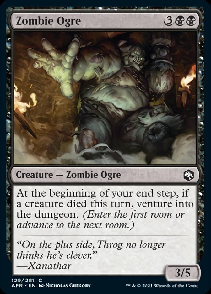 Zombie Ogre [Dungeons & Dragons: Adventures in the Forgotten Realms] MTG Single Magic: The Gathering    | Red Claw Gaming