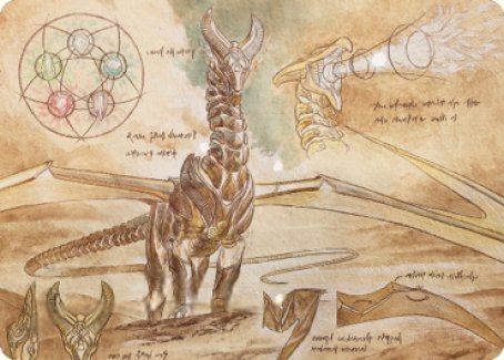 Ramos, Dragon Engine Art Card [The Brothers' War Art Series] MTG Single Magic: The Gathering    | Red Claw Gaming