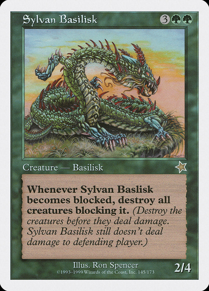 Sylvan Basilisk [Starter 1999] MTG Single Magic: The Gathering    | Red Claw Gaming