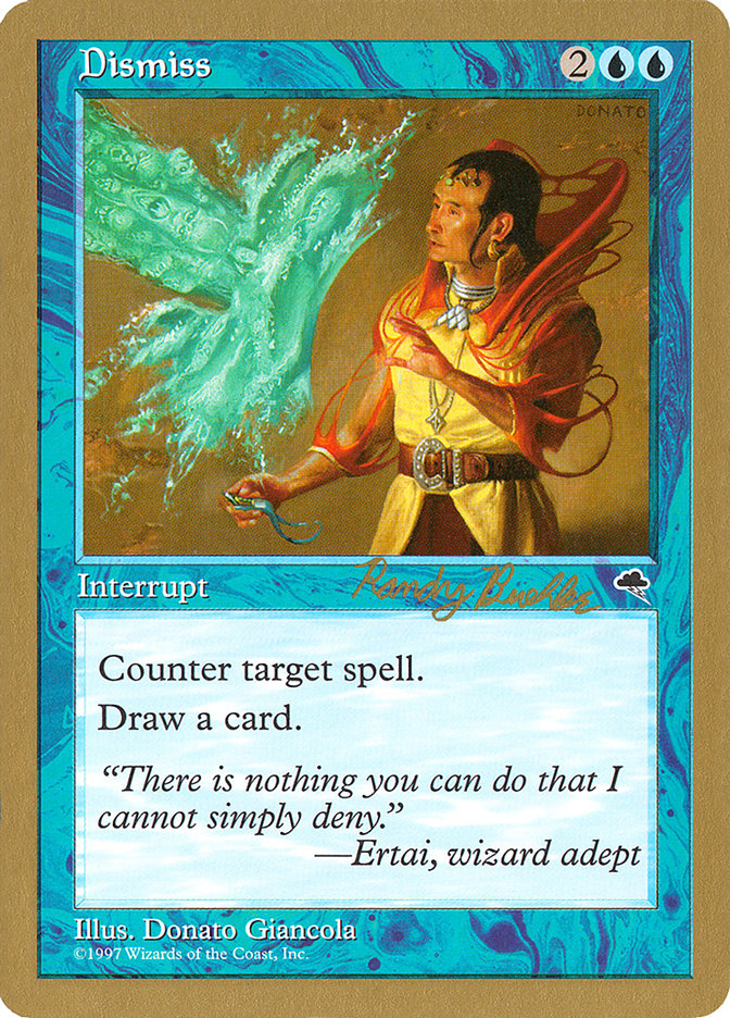 Dismiss (Randy Buehler) [World Championship Decks 1998] MTG Single Magic: The Gathering    | Red Claw Gaming
