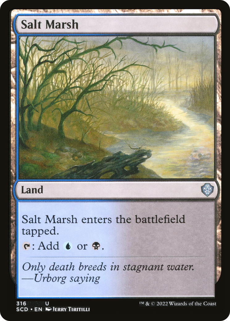 Salt Marsh [Starter Commander Decks] MTG Single Magic: The Gathering    | Red Claw Gaming