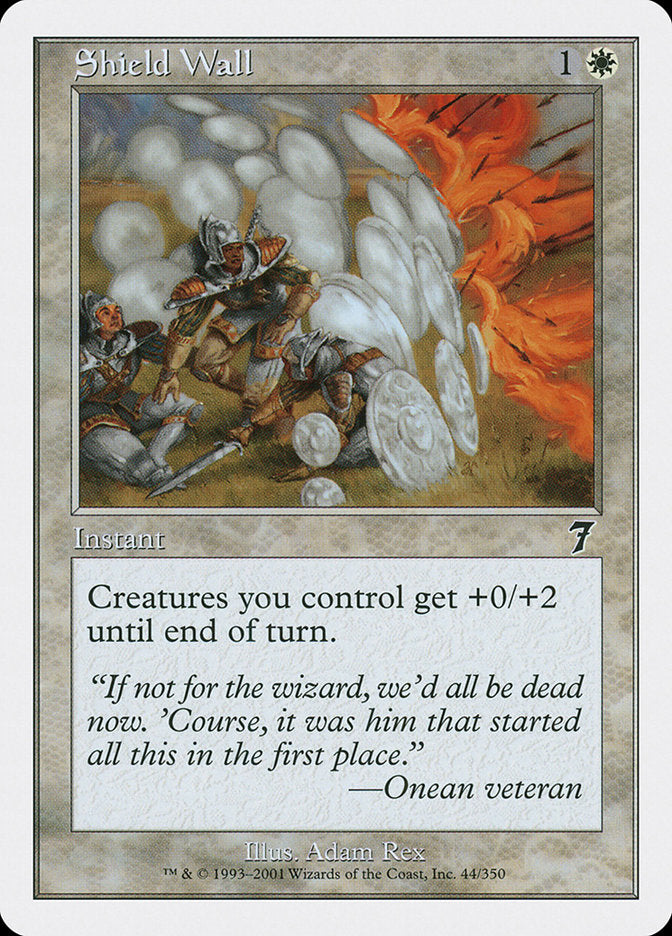 Shield Wall [Seventh Edition] MTG Single Magic: The Gathering    | Red Claw Gaming