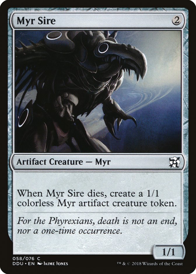 Myr Sire [Duel Decks: Elves vs. Inventors] MTG Single Magic: The Gathering    | Red Claw Gaming