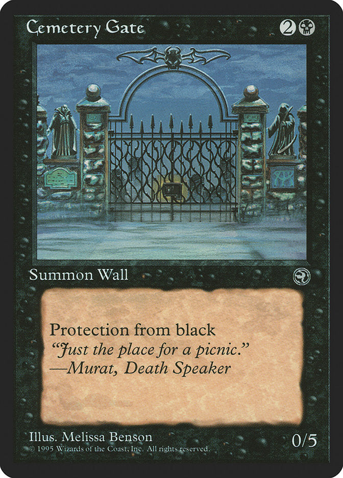 Cemetery Gate (Murat Flavor Text) [Homelands] MTG Single Magic: The Gathering    | Red Claw Gaming