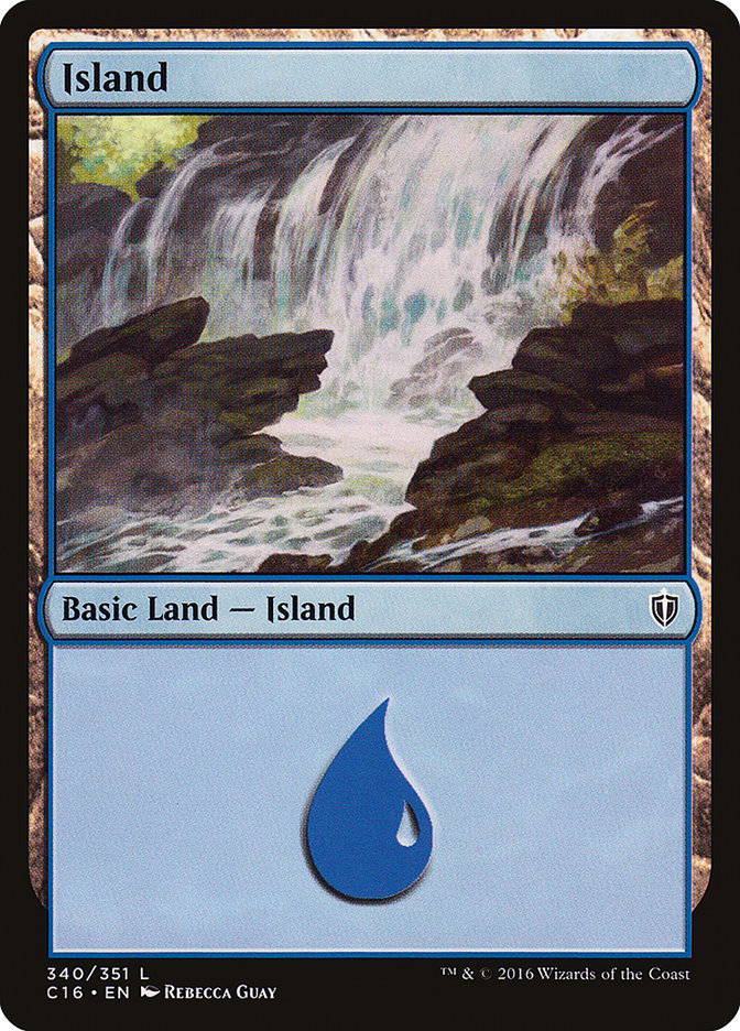 Island (340) [Commander 2016] MTG Single Magic: The Gathering    | Red Claw Gaming