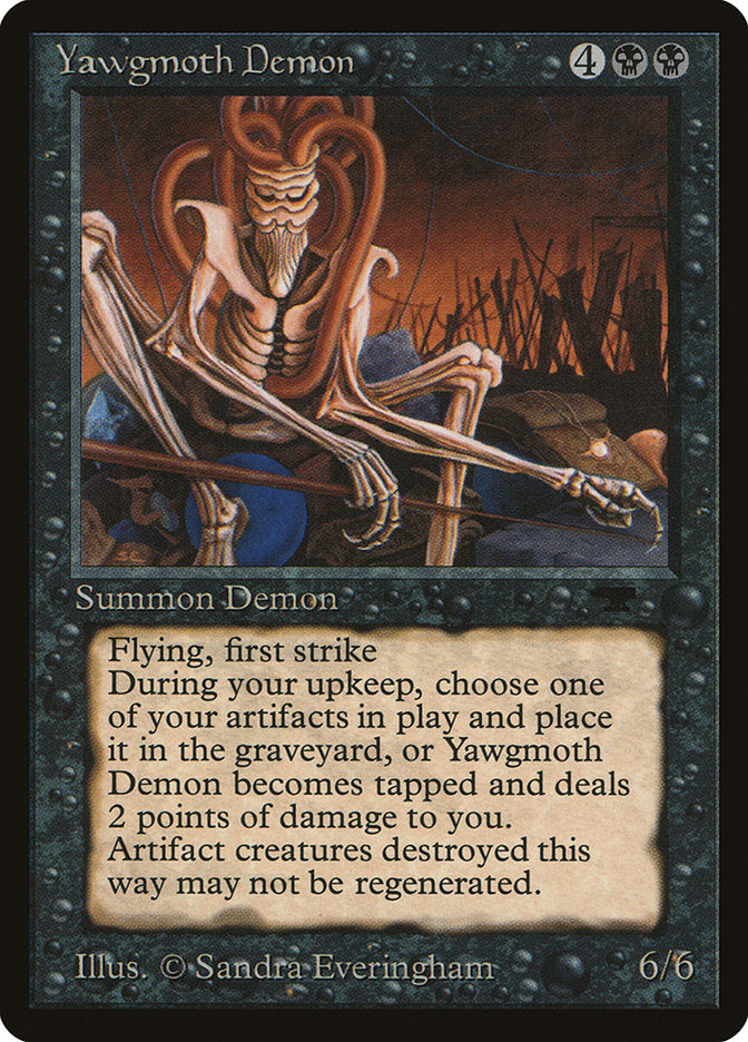 Yawgmoth Demon [Antiquities] MTG Single Magic: The Gathering    | Red Claw Gaming