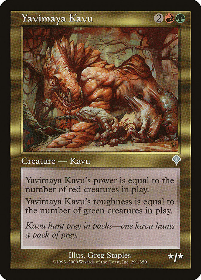 Yavimaya Kavu [Invasion] MTG Single Magic: The Gathering    | Red Claw Gaming