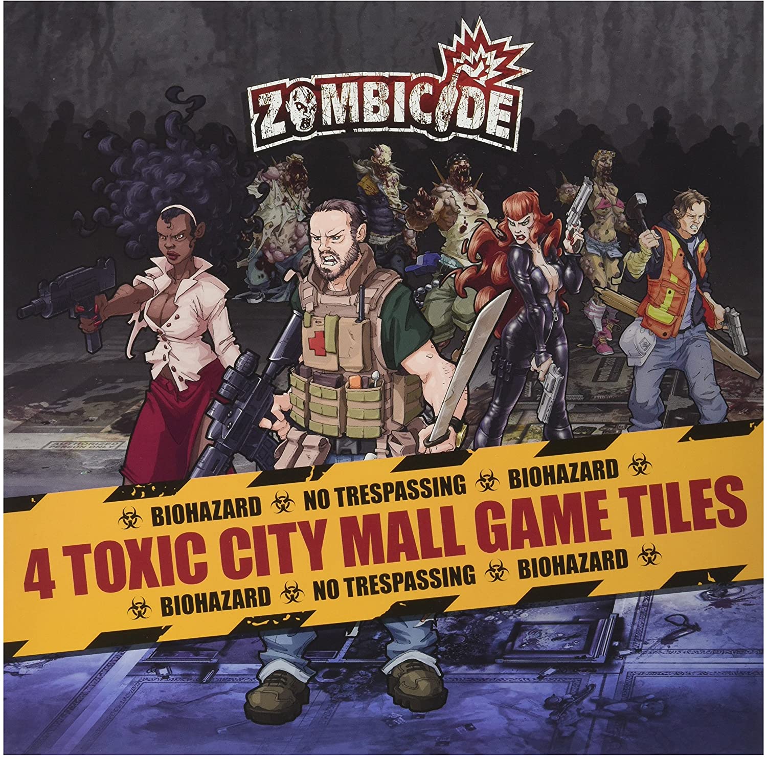 Zombicide Toxic City Mall Game Tiles Board Games CMON Games    | Red Claw Gaming
