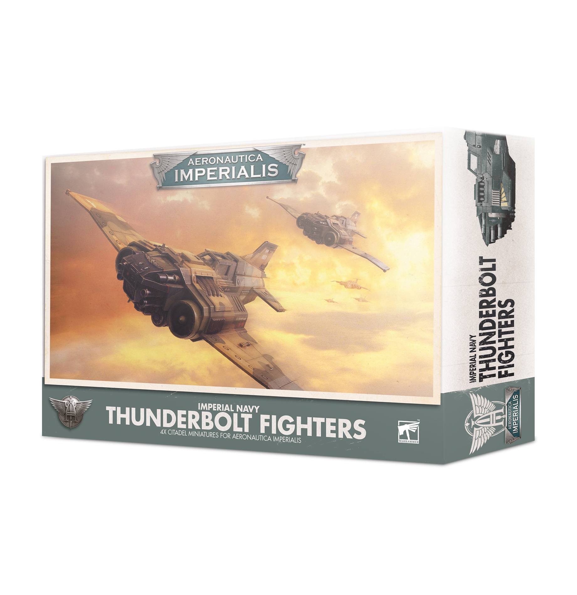 AERONAUTICA IMPERIALIS: IMPERIAL NAVY THUNDERBOLT FIGHTERS (DIRECT) Aeronautica Imperialis Games Workshop    | Red Claw Gaming