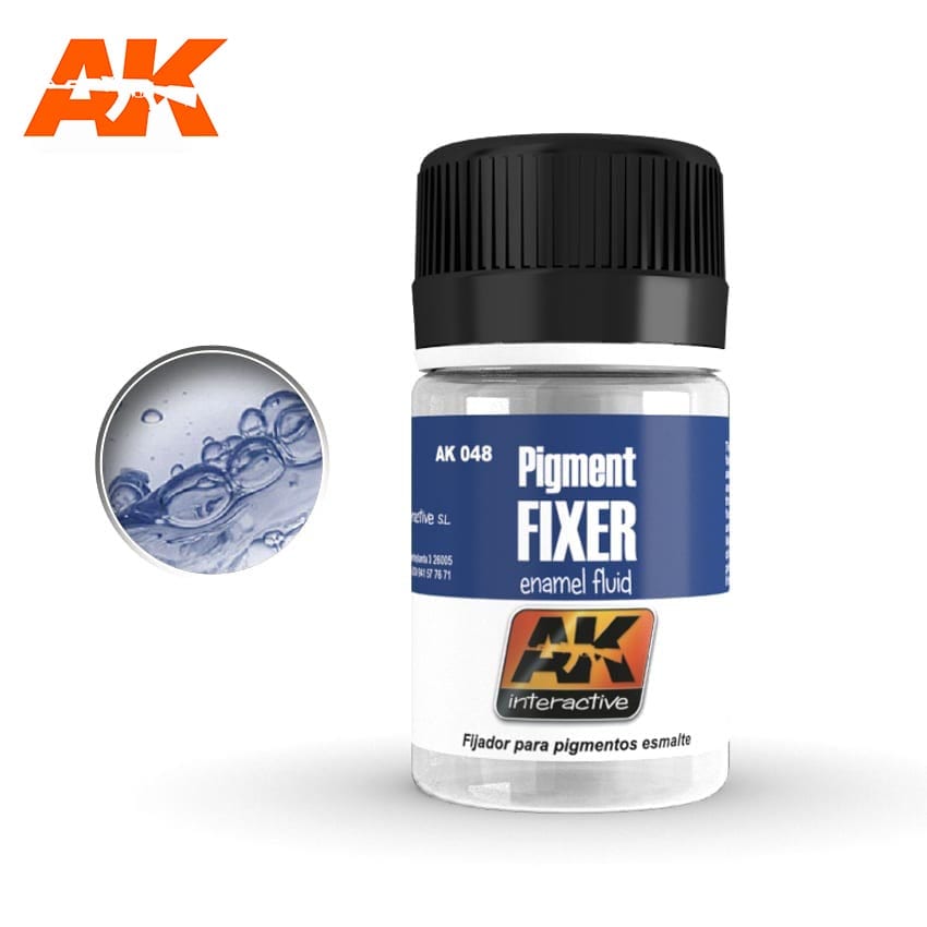 AK Interactive Pigment Fixer Enamel Paint AK INTERACTIVE    | Red Claw Gaming