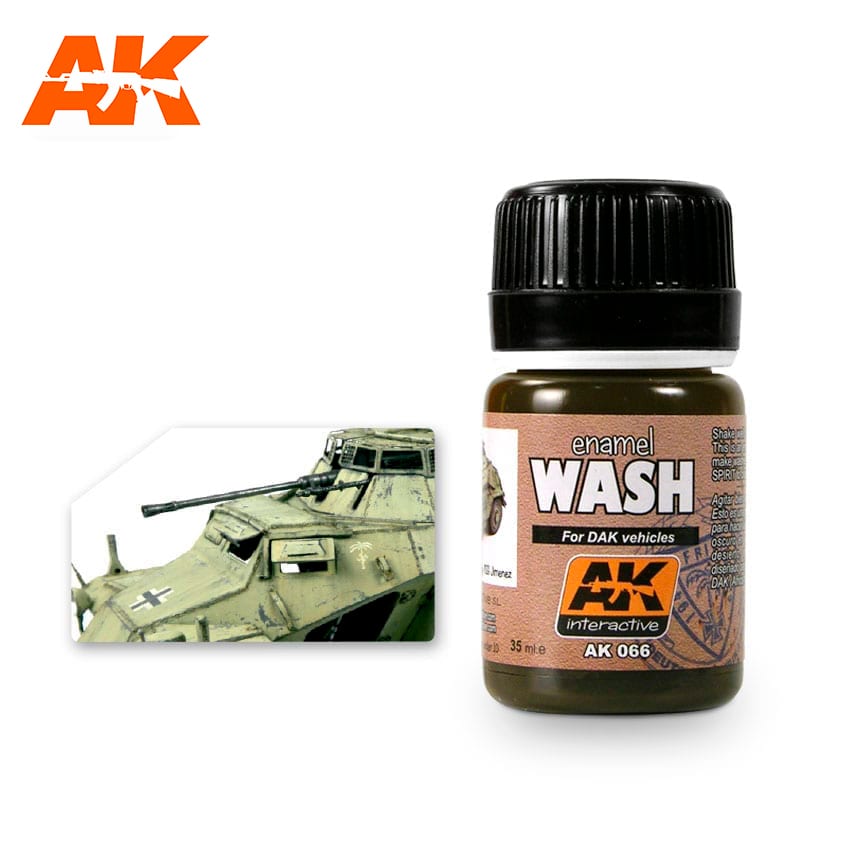 WASH FOR AFRIKA KORPS VEHICLES Enamel Paint AK INTERACTIVE    | Red Claw Gaming