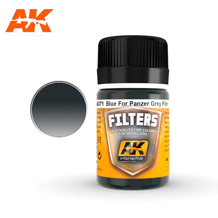 FILTER FOR PANZER GREY VEHICLES Enamel Paint AK INTERACTIVE    | Red Claw Gaming