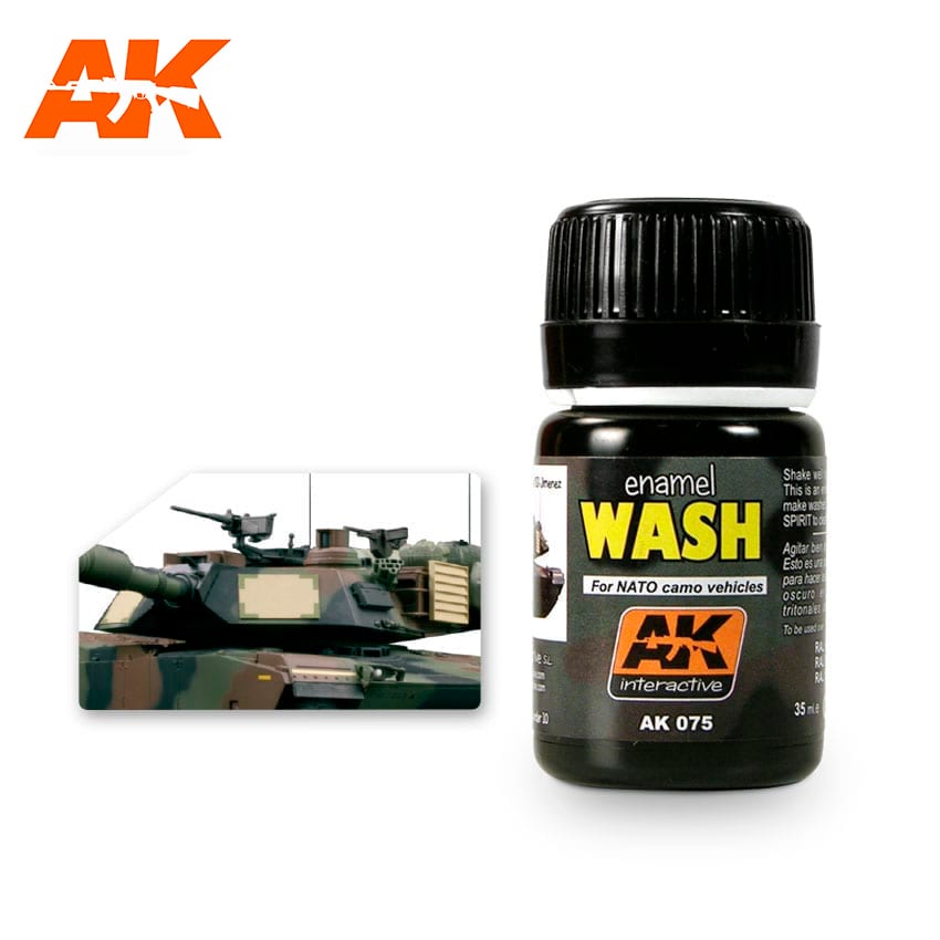 WASH FOR NATO VEHICLES Enamel Paint AK INTERACTIVE    | Red Claw Gaming