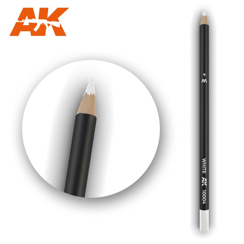Watercolor Pencil White AK10004 Watercolor Pencil AK INTERACTIVE    | Red Claw Gaming