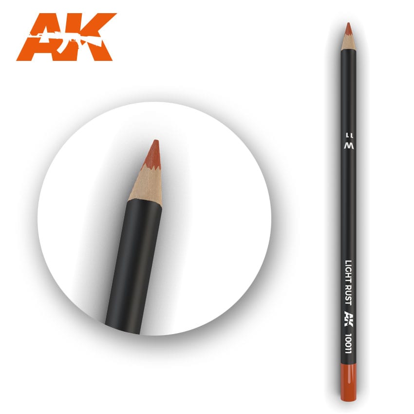 Watercolor Pencil Light Rust AK10011 Watercolor Pencil AK INTERACTIVE    | Red Claw Gaming