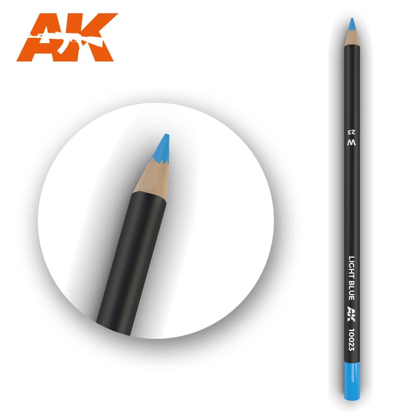 Watercolor Pencil Light Blue (10023) Watercolor Pencil AK INTERACTIVE | Red Claw Gaming