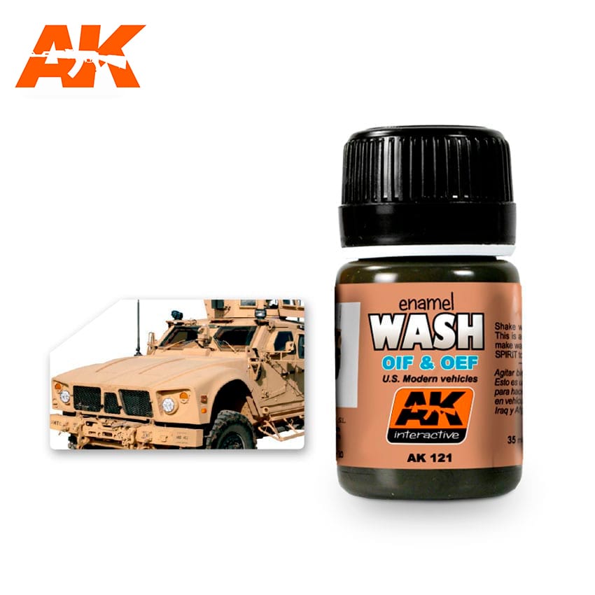 WASH FOR OIF & OEF - US VEHICLES Enamel Paint AK INTERACTIVE    | Red Claw Gaming