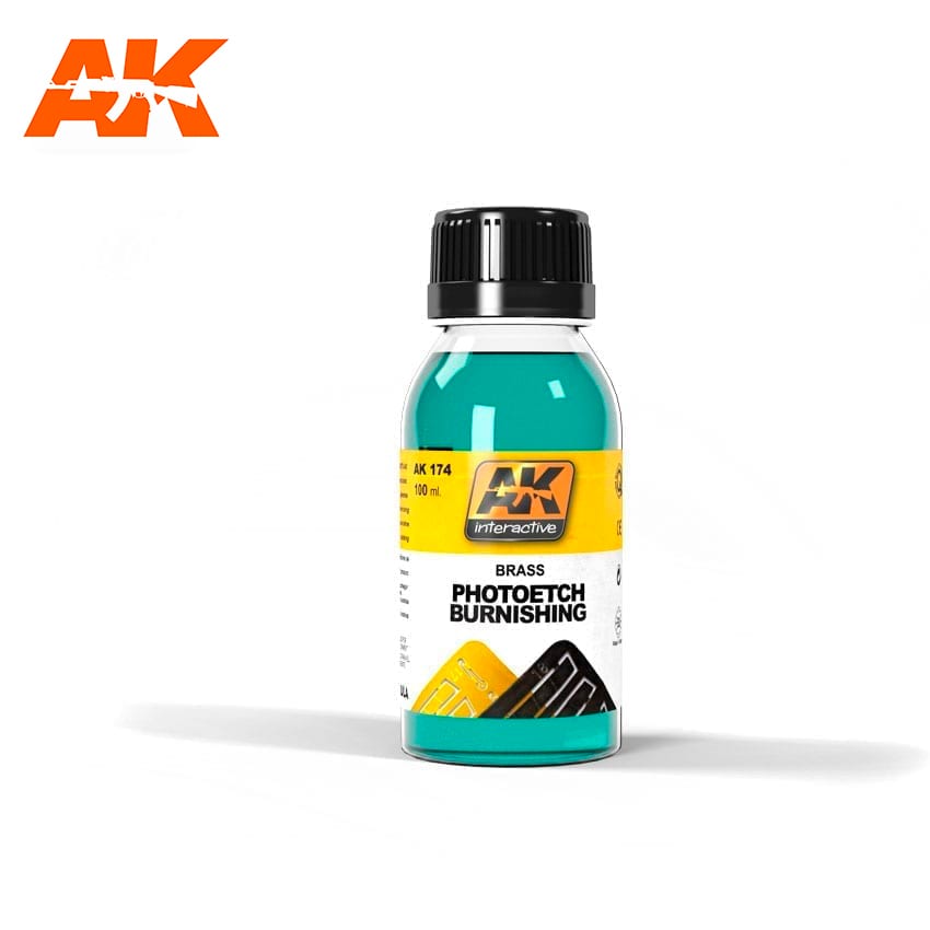 AK Interactive Brass Photoetch Burnishing Liquid Enamel Paint AK INTERACTIVE    | Red Claw Gaming