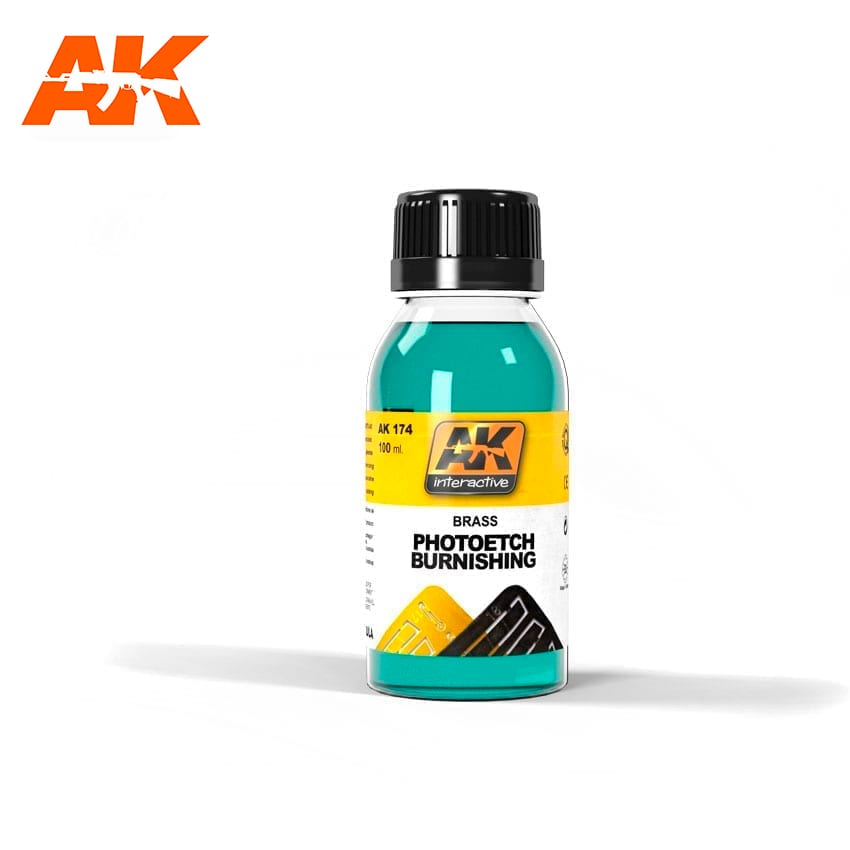 AK Interactive Brass Photoetch Burnishing Liquid Enamel Paint AK INTERACTIVE    | Red Claw Gaming